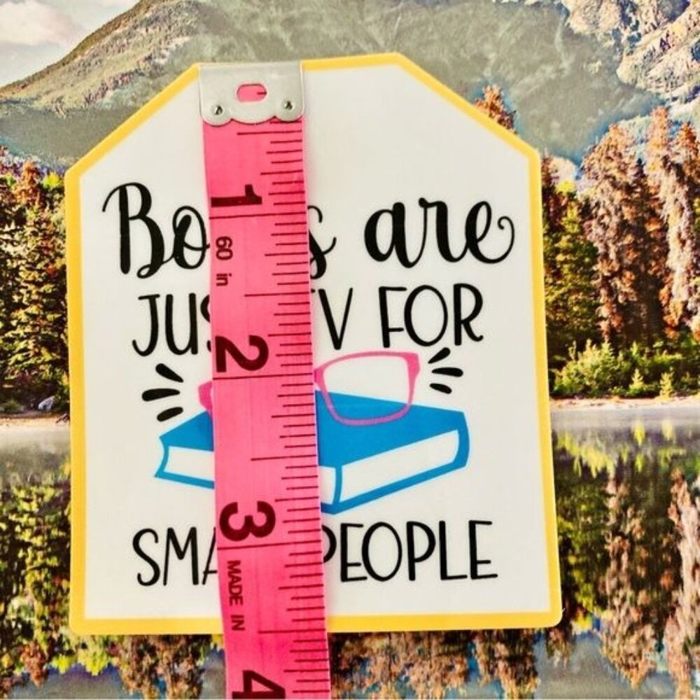 (7/$15) Durable Waterproof Sticker - Funny Book Sticker - Picture 2 of 3